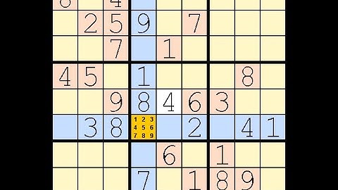 How to Solve Los Angeles Times Sudoku Impossible  October 15, 2023