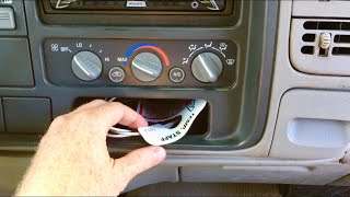 Chevrolet Truck Dashboard Pocket Installation