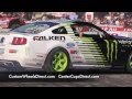 SEMA Show 2010 Gymkhana Ken Block and Vaughn Gittin Racing Monster Ford Mustang RTR Gymkhana