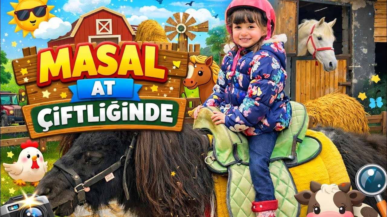 İNANILMAZ😳 MASAL TEK BAŞINA ATA BİNDİ🐎