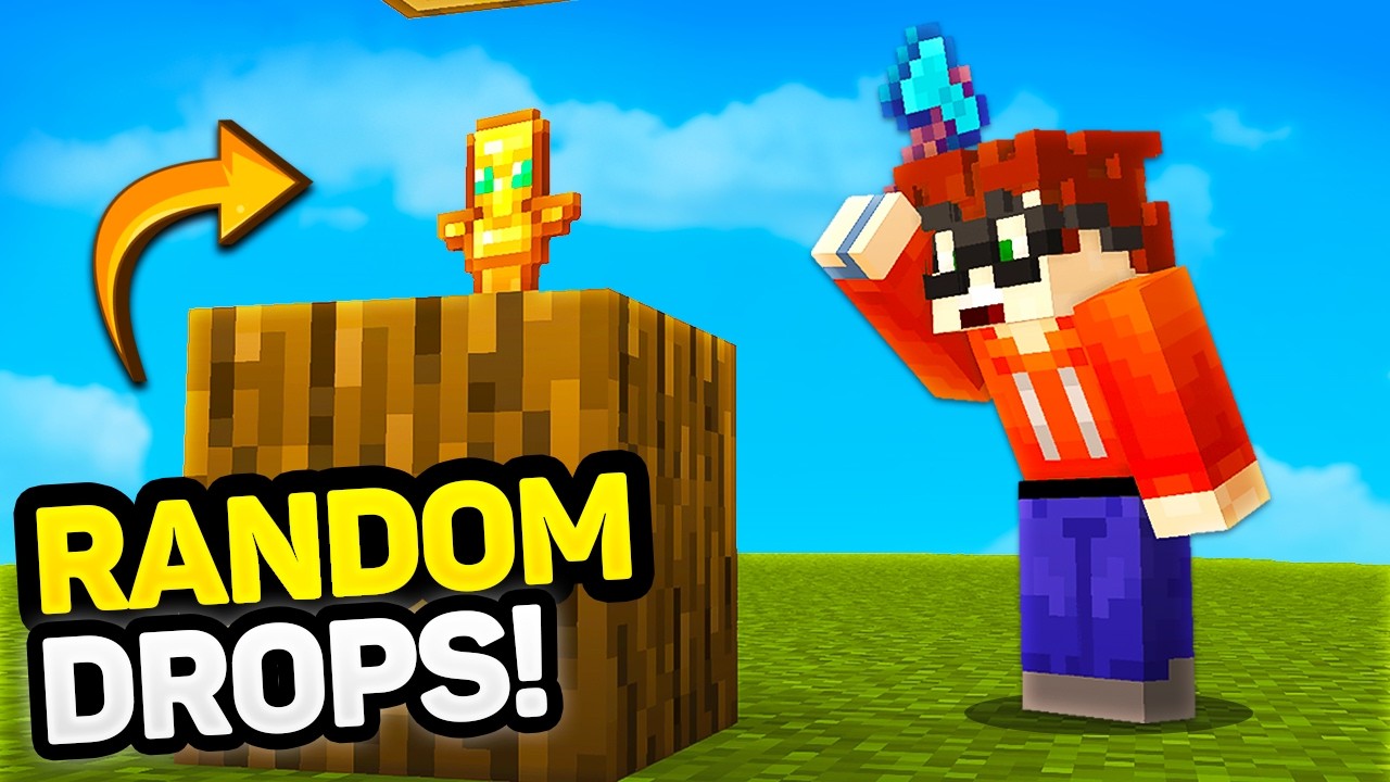 Every Block Dropped Something Random in Minecraft!? - YouTube