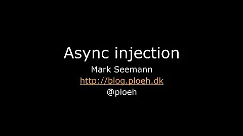 Async injection - Mark Seemann