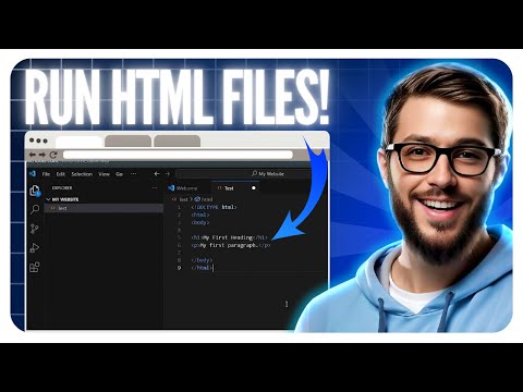 How To RUN HTML Files In Visual Studio Code 2025 (Quick And Easy)