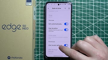 Motorola Edge 50 Neo How to Change 12 & 24h Format