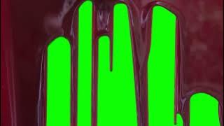 Blood Green Screen | Green Screen Blood | Green BackGround Screen (No Copyright)