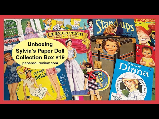 QueenHolden　ヴィンテージ　ペーパードール Unboxing #19 Sylvia's Collection - Vintage paper dolls, Queen
