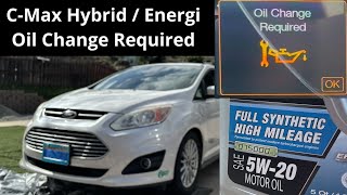 Ford C-Max Hybrid Energi ‘Oil Change Required’ Reset - Easy Oil Change Steps by Doing Things Dan's Way 207 views 3 weeks ago 5 minutes, 52 seconds
