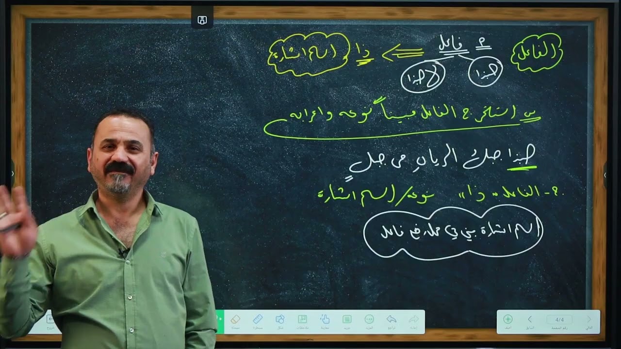 اللغة العربية للسادس الاعدادي موضوع المدح والذم المحاضرة الاولى