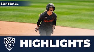 Utah vs. Oregon State | Softball Highlights | Game 1 | 2024 Season