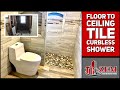 Bathroom Remodel, Bathtub to Curbless Walk In Shower - Time Lapse