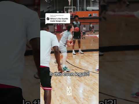 Is this a fake video … 😅 #basketball #madehoops #fyp
