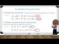 PROPIEDADES DE LA POTENCIACIÓN DE NÚMEROS NATURALES JEANS MURILLO