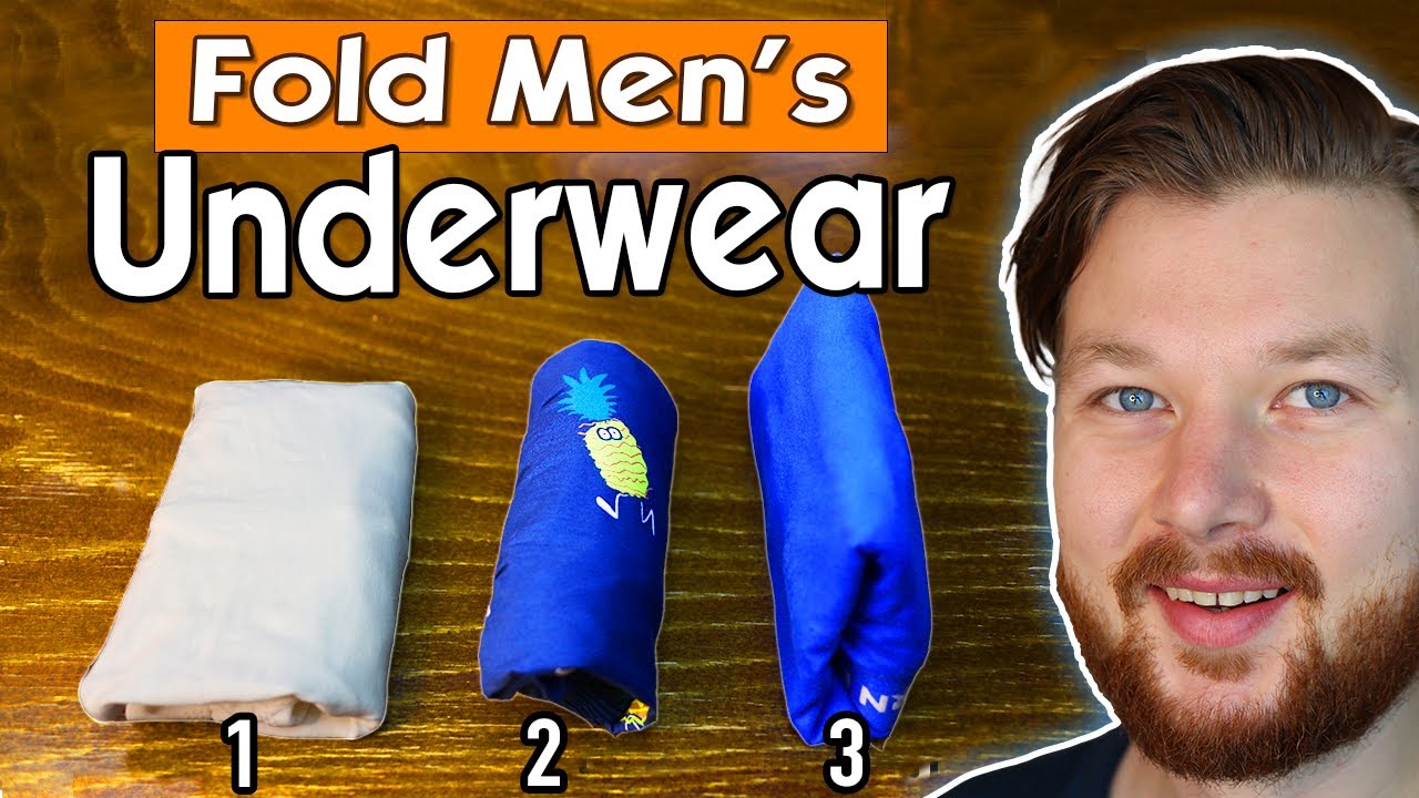 How to Fold Boxer Briefs FAST (2 Methods to Fold Mens Underwear