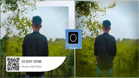 QR Code diay Photo Editing || Polarr QR Code Preset ||Scan Your Editing
