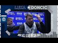 Nikola Jokic sneaks up on Luka Doncic &amp; pours water down his hoodie 🤣 | 2024 NBA All-Star Media Day