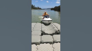 How to park your jetski on a jetski jetty