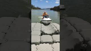 How to park your jetski on a jetski jetty