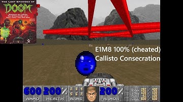 The Lost Episodes of Doom: E1M8 Ultra Violence 100% with commentary