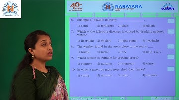 5TH DEC AP & TS CLASS III SCIENCE AMAZING ASSIGNMENT KEY