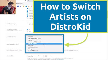 How to Switch Artists on DistroKid Tutorial