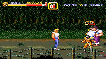 Streets of Rage 2 (Bare Knuckle II) STAGE 6 Gameplay