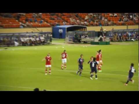 2012年8月26日 サッカーU-20女子W杯 スイスVS日本 84分猶本光ゴール