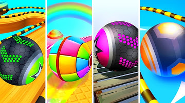 Going Balls vs Candy Ball Run vs Rollance vs Action Balls - Android, IOS gameplay