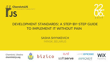 Development Standards: A Step-by-step guide to implement it without pain — Sasha Shynkevich