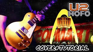U2 - MOFO (Guitar Cover + Tutorial) Free Backing Track Line 6 Helix Popmart Mexico 1997 U2:UV Sphere