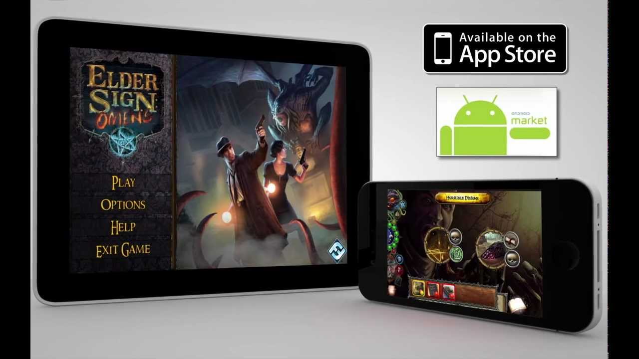 Лучшие настольные игры для Android-телефона. Elder Sign: Omens — старый конь борозды не портит. Фото.