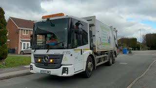 Mercedes Econic Refuse Truck on Garden Waste, NME