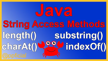 Java String Access Methods - length charAt substring indexOf - Java Programming Tutorial - Appficial
