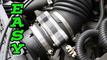 DIY How To Remove Replace a Mass Air Flow Sensor (GM 3400 V6 and other vehicles)