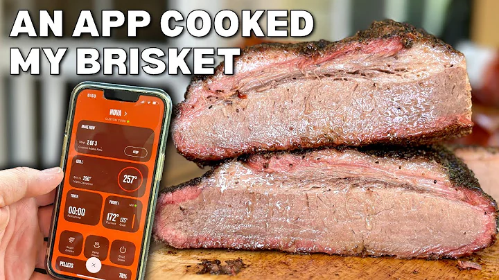 The APP COOKED MY BRISKET - Brisket on the Traeger Grill (with the assist from the Traeger App!)