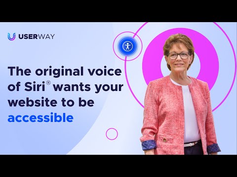 The Original Voice of Siri Wants Your Website to be Accessible