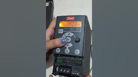 How to operate hand on mode Danfoss micro drive FC-51 (Part I)