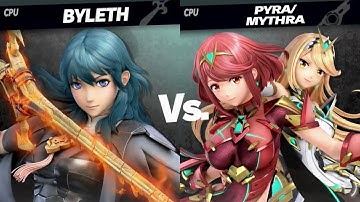 Super Smash Bros. Ultimate Byleth F vs Pyra/Mythra