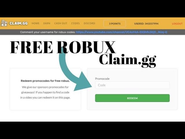 Free Robux On Claim Gg October 2019 Youtube - claimgg free robux hack roblox robux free no offers