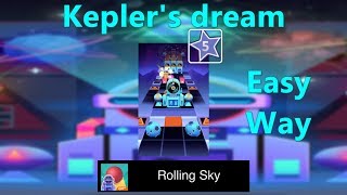 Rolling Sky Level 48 - Kepler's dream - 100% Completed - Easy Way