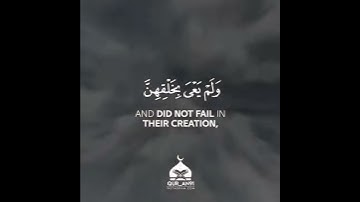سورة الأحقاف 'الأية 33 '