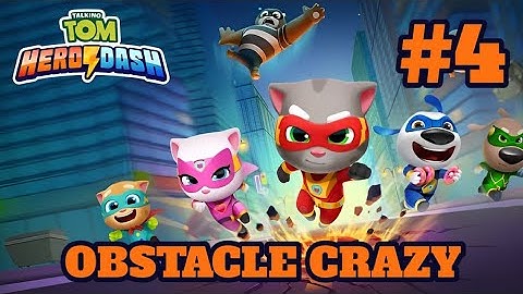 Jump 30 Obstacles in One Run. TALKING TOM HERO DASH Gameplay (Android, iOS)