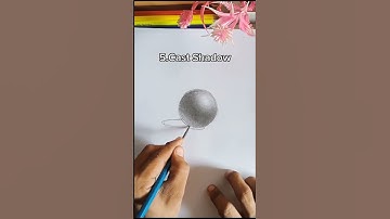 MAIN POINTS OF SHADING MAKE DRAWING REALISTIC 😍 WAIT FOR END  #drawing #trending