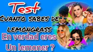 Test lemoner ¿cuanto sabes de lemongrass?