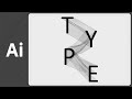 A Modern Typography Design with Illustrator