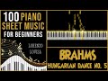 BRAHMS - Hungarian Dance No. 5 | Easy Piano Tutorial