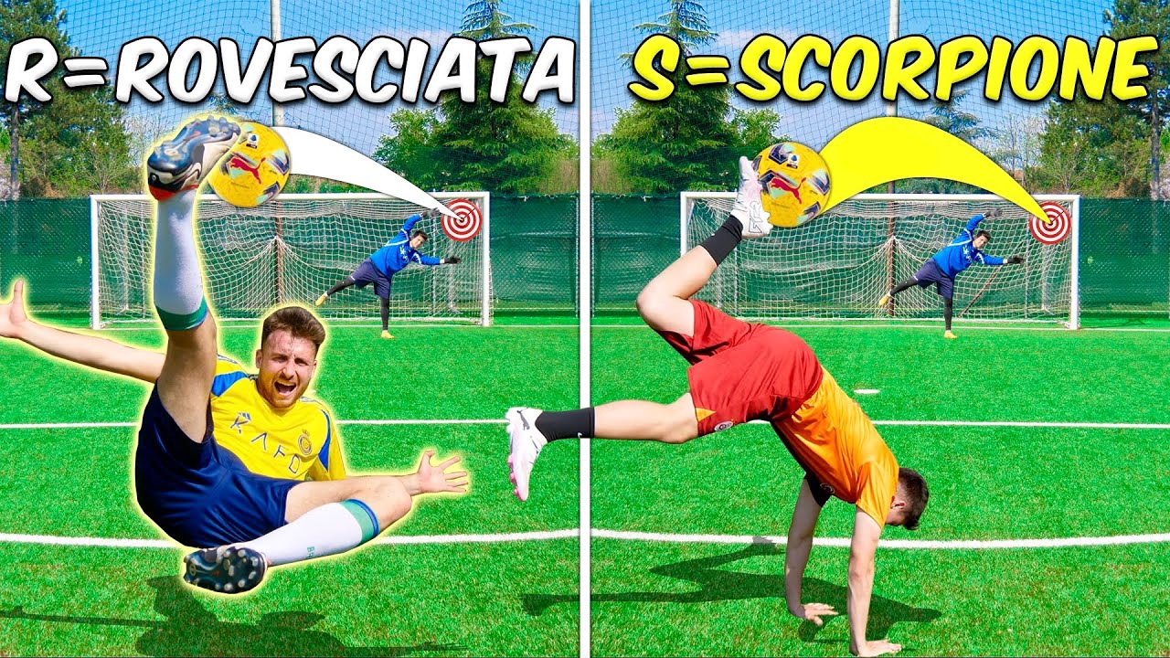 Segno 1 gol IMPOSSIBILE per ogni lettera dell’alfabeto!!