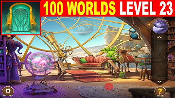 100 Worlds LEVEL 23 Walkthrough - Escape Room Game 100 Worlds Guide