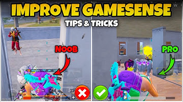 IMPROVE GAME-SENSE LIKE COMPETITIVE PLAYERS🔥TIPS & TRICKS TO BE A PRO PLAYER IN BGMI/PUBGM
