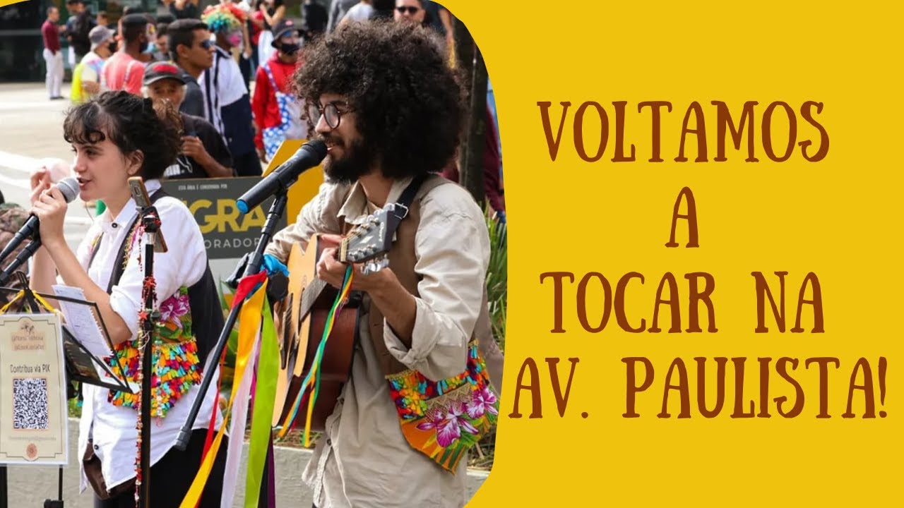 ARTISTAS TOCANDO NA AV. PAULISTA - Ep.01 Diário de artista de rua | Lino Lírio e Maria Colibri