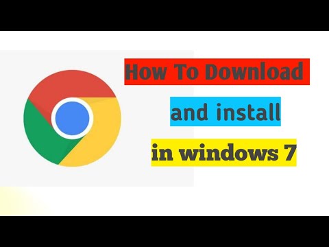 Video How To Download Chrome In windows 7 | Download Chrome... - youtube